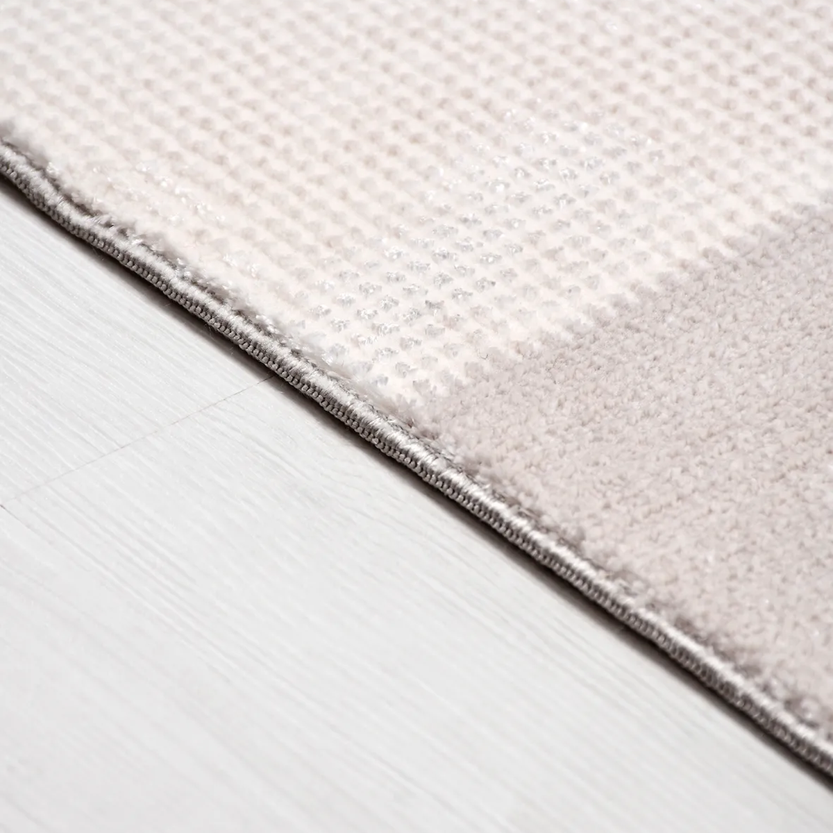 SHARED | Aster Modern Geometric Beige Cream Taupe Machine Woven Livin photo 3