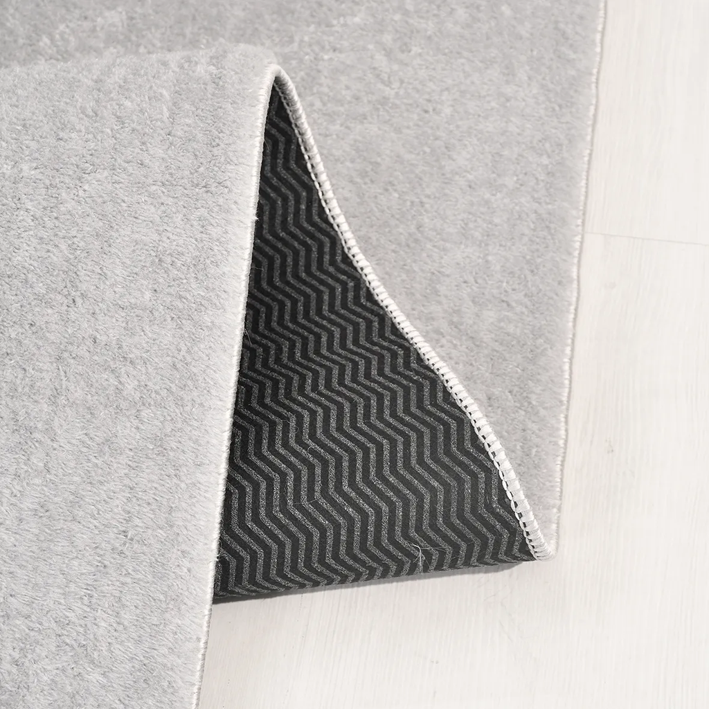 SHARED | Gatehouse Grey Solid Modern Machine Woven Soft Living Room B photo 3