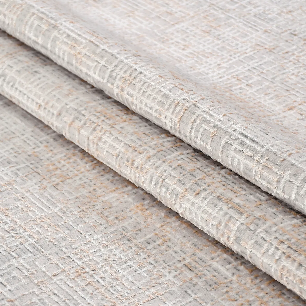 SHARED | Foreland Modern Abstract Distressed Beige Grey Machine Woven photo 3