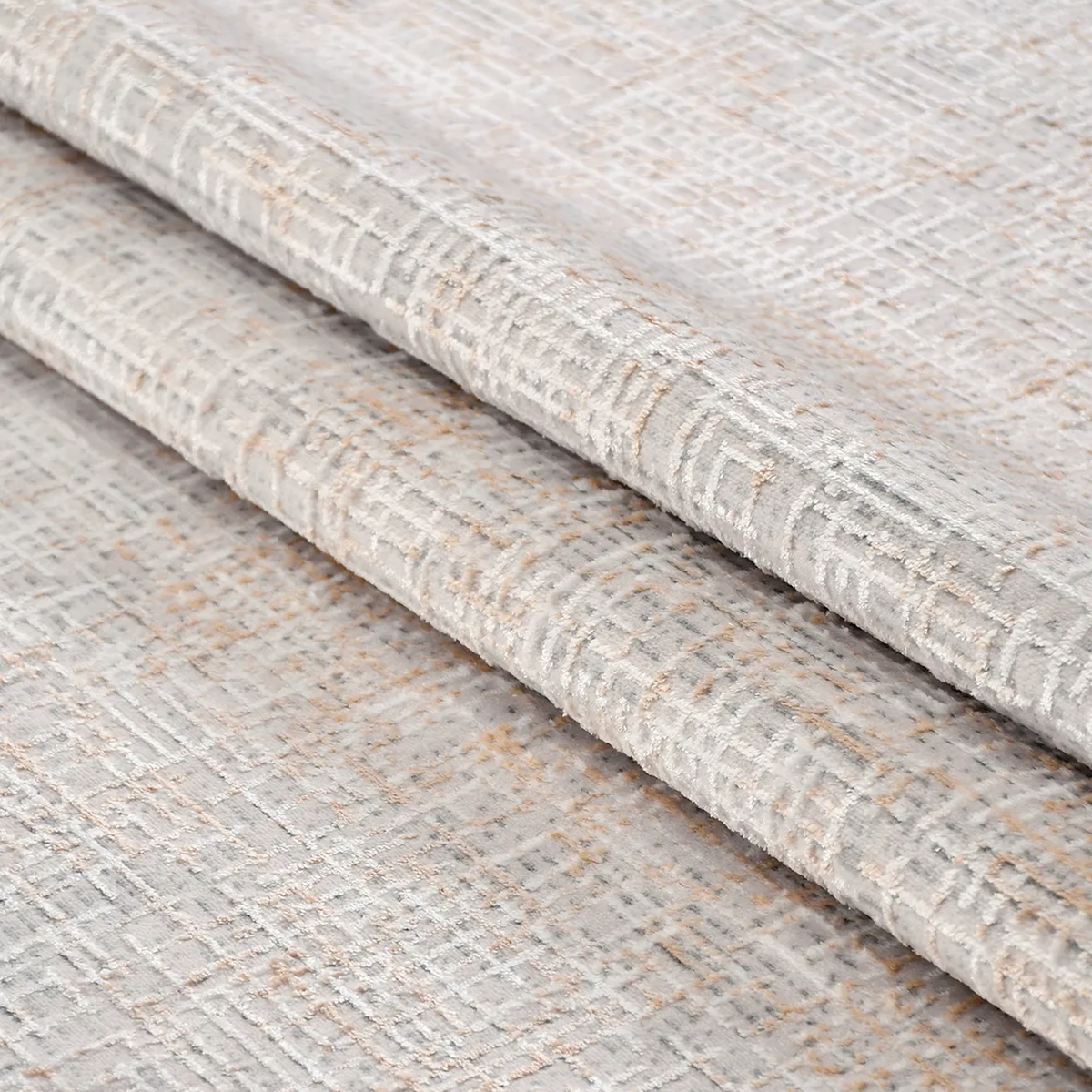 SHARED | Foreland Modern Abstract Distressed Beige Grey Machine Woven photo 3