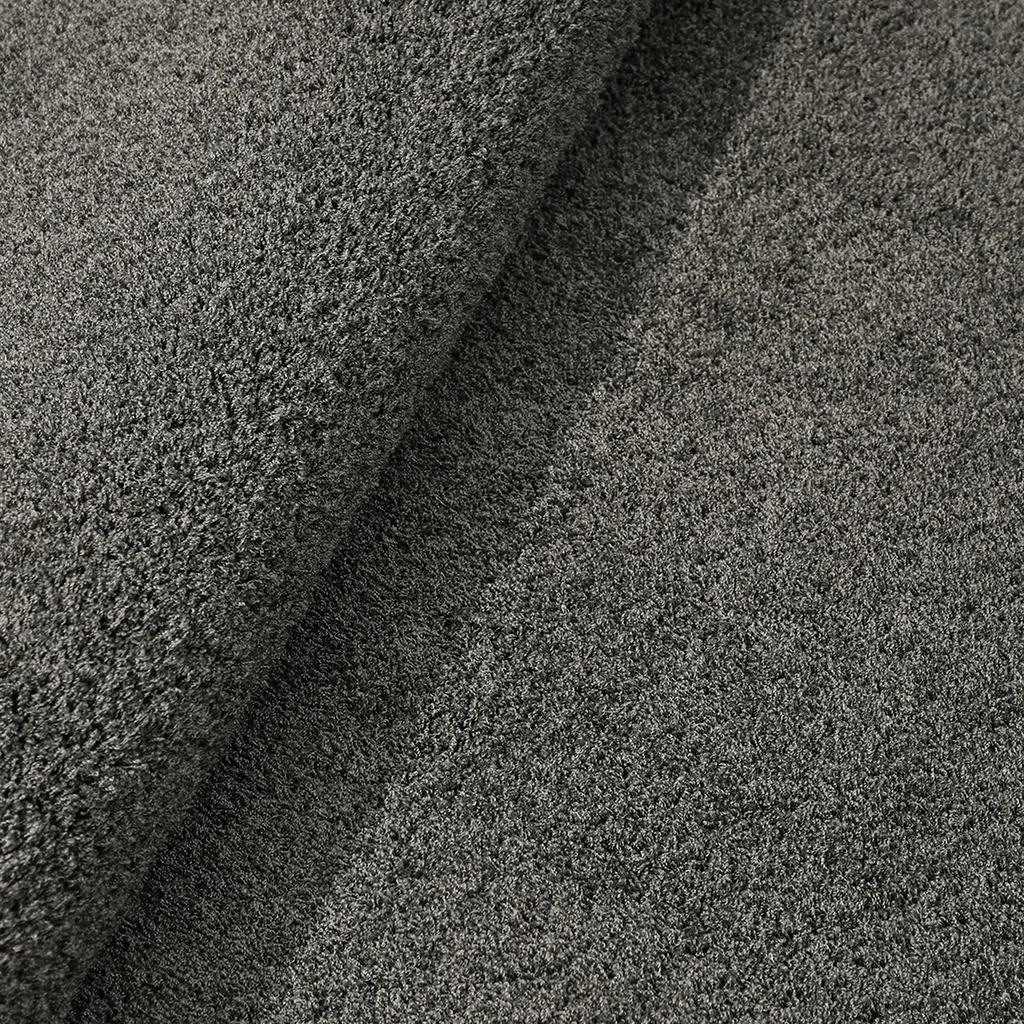 SHARED | Tempest Grey Solid Modern Machine Woven Soft Pile Living Roo photo 3