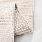 SHARED | Noontide Cream Ivory Solid Modern Machine Woven Living Room  photo 2