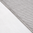 SHARED | Patara Light Grey Modern Striped Machine Woven Living Room B photo 3