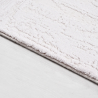SHARED | Plateau Cream Modern Geometric Textured Machine Woven Living photo 3
