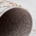 SHARED | Rill Cream Abstract Modern Machine Woven Greige Burnt Orange photo 3