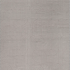 SHARED | Halo Light Grey Modern Geometric Arch Machine Woven Living R photo 3