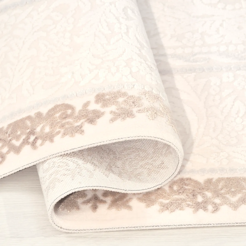SHARED | Didyma Cream Beige Persian Style Traditional Medallion Machi photo 3
