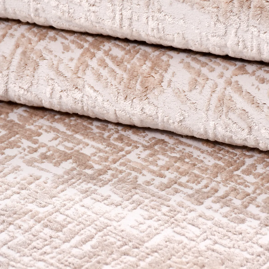 SHARED | Bursa Blush Taupe Abstract Modern Machine Woven Cream Beige  photo 3