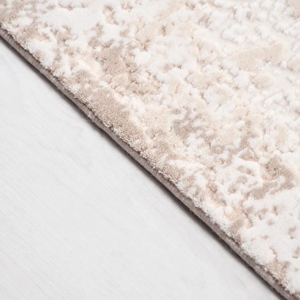 SHARED | Moraine Cream Beige Abstract Modern Machine Woven Living Roo photo 3