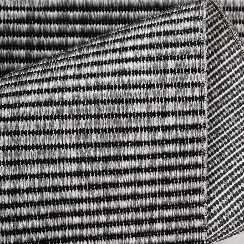 SHARED | Labradorite Grey Solid Modern Machine Woven Living Room Bedr photo 3
