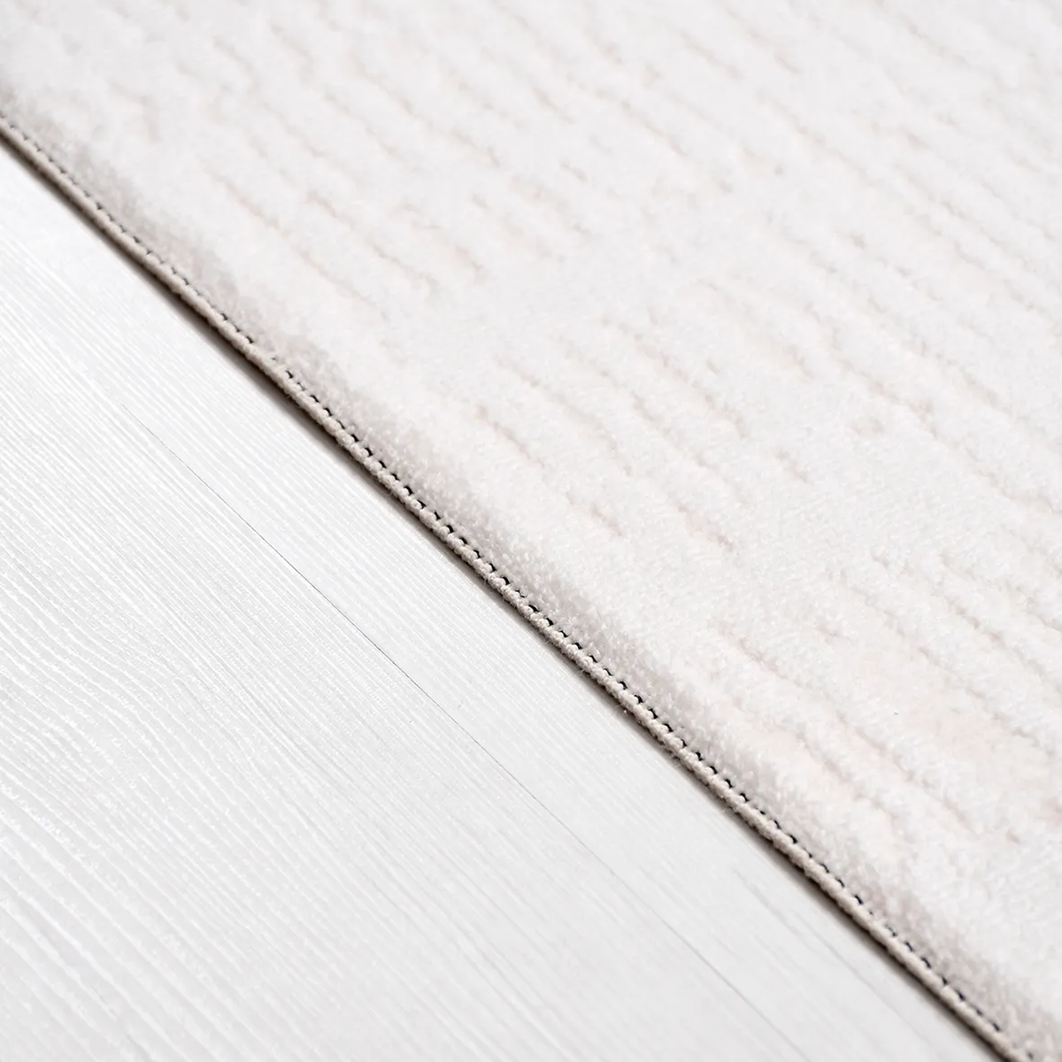 SHARED | Cairn Ivory Abstract Modern Machine Woven Living Room Bedroo photo 3