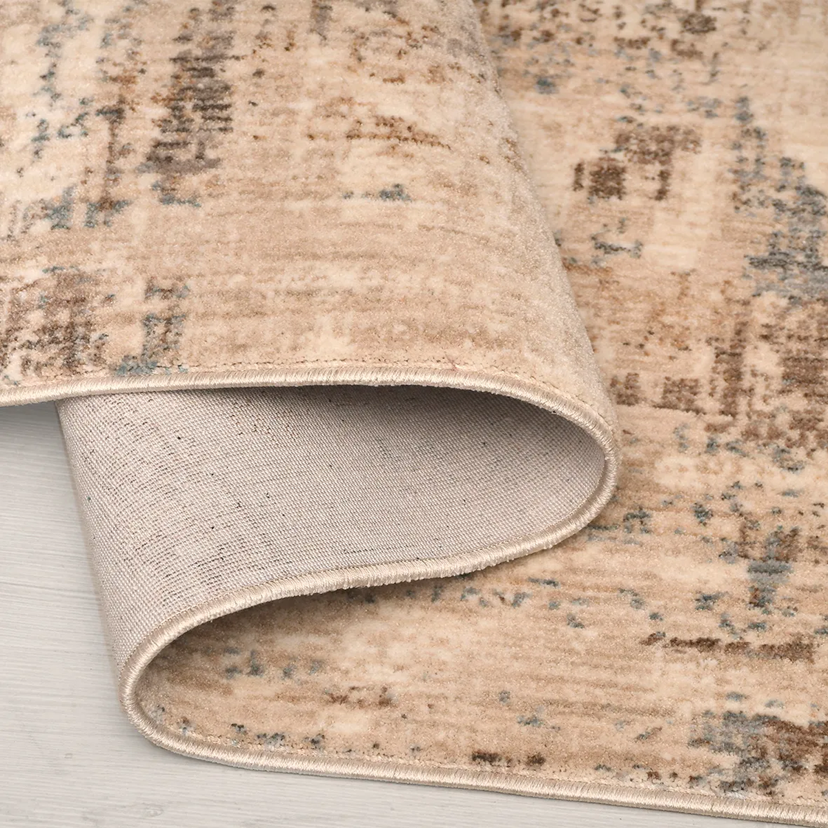 SHARED | Pavilion Abstract Transitional Modern Beige Cream Machine Wo photo 3
