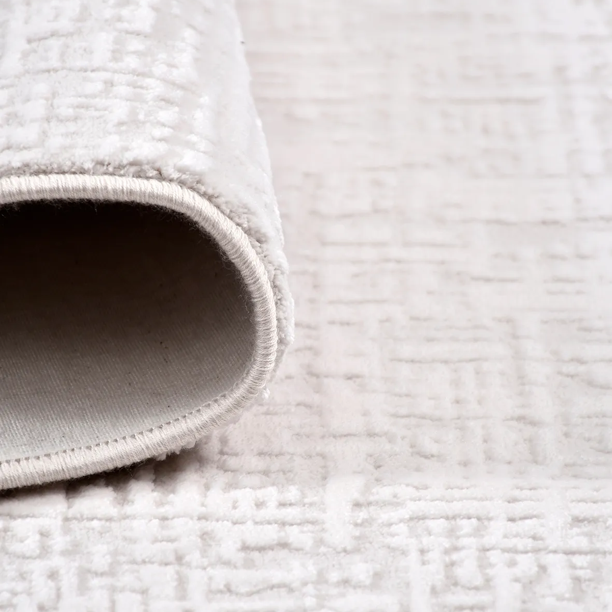 SHARED | Cappadocia Cream Abstract Modern Machine Woven Ivory Living  photo 3