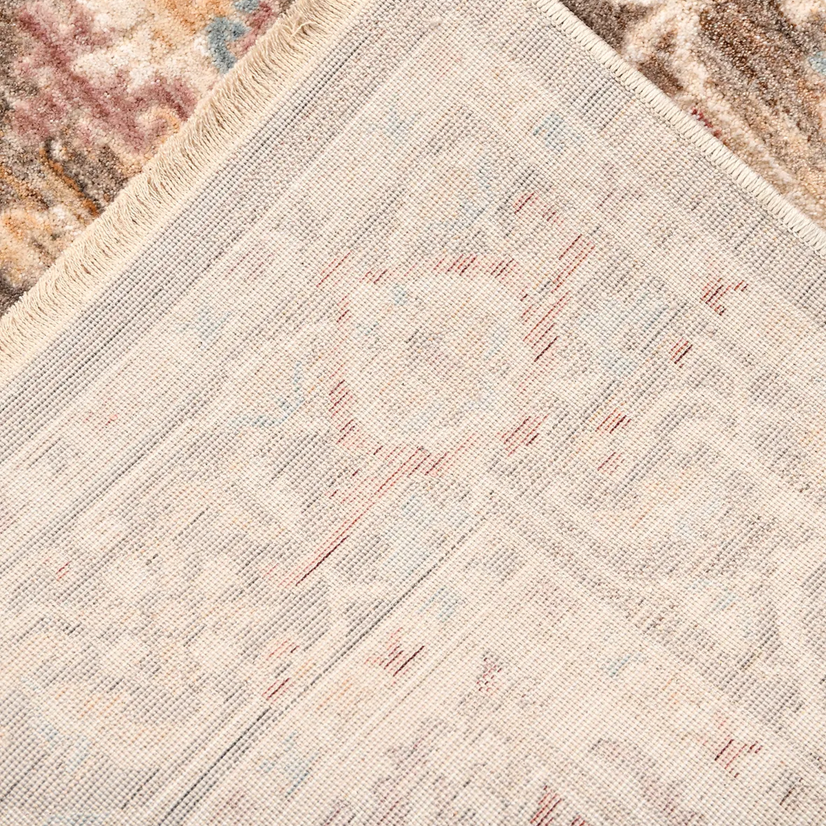 SHARED | Quince Persian Style Medallion Distressed Beige Grey Rust Tr photo 3