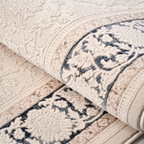 SHARED | Cinnabar Cream Navy Persian Style Traditional Machine Woven  photo 3