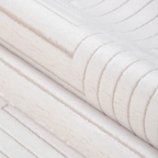SHARED | Bryony Cream Ivory Geometric Modern Machine Woven Living Roo photo 3