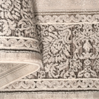 SHARED | Arcade Cream Taupe Brown Persian Style Traditional Machine W photo 3