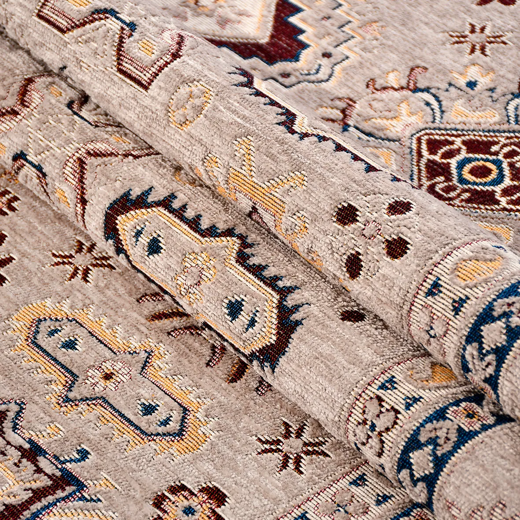 SHARED | Equinox Persian Style Traditional Machine Woven Beige Burgun photo 3