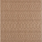 SHARED | Yewfield Tan Geometric Textured Machine Woven Transitional L photo 3