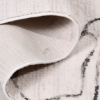 SHARED | Tradewind Ivory Charcoal Abstract Modern Machine Woven Livin photo 2