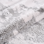 SHARED | Levee Grey Ivory Abstract Watercolour Modern Machine Woven L photo 3