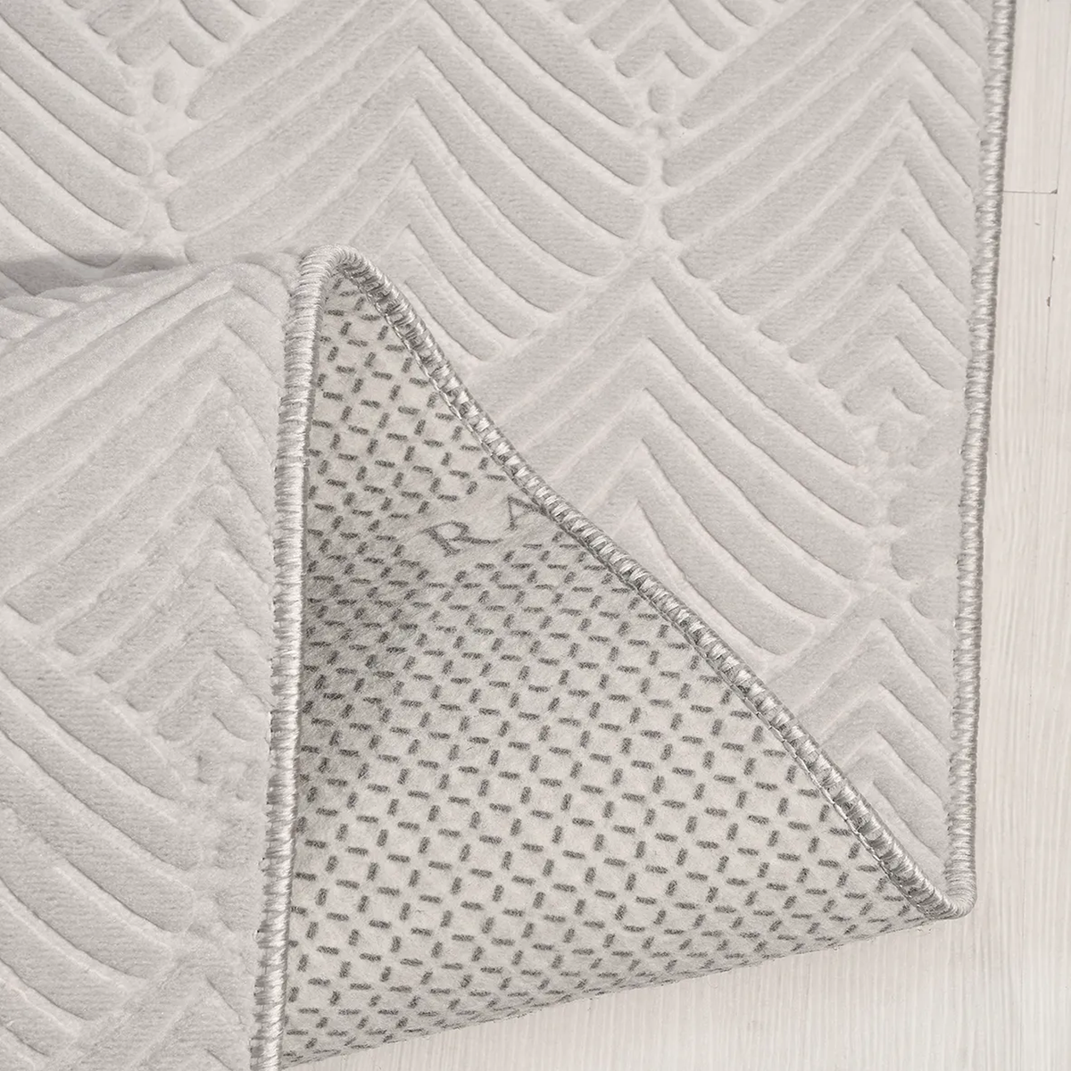 SHARED | Bloodstone Cream Geometric Modern Machine Woven Living Room  photo 3