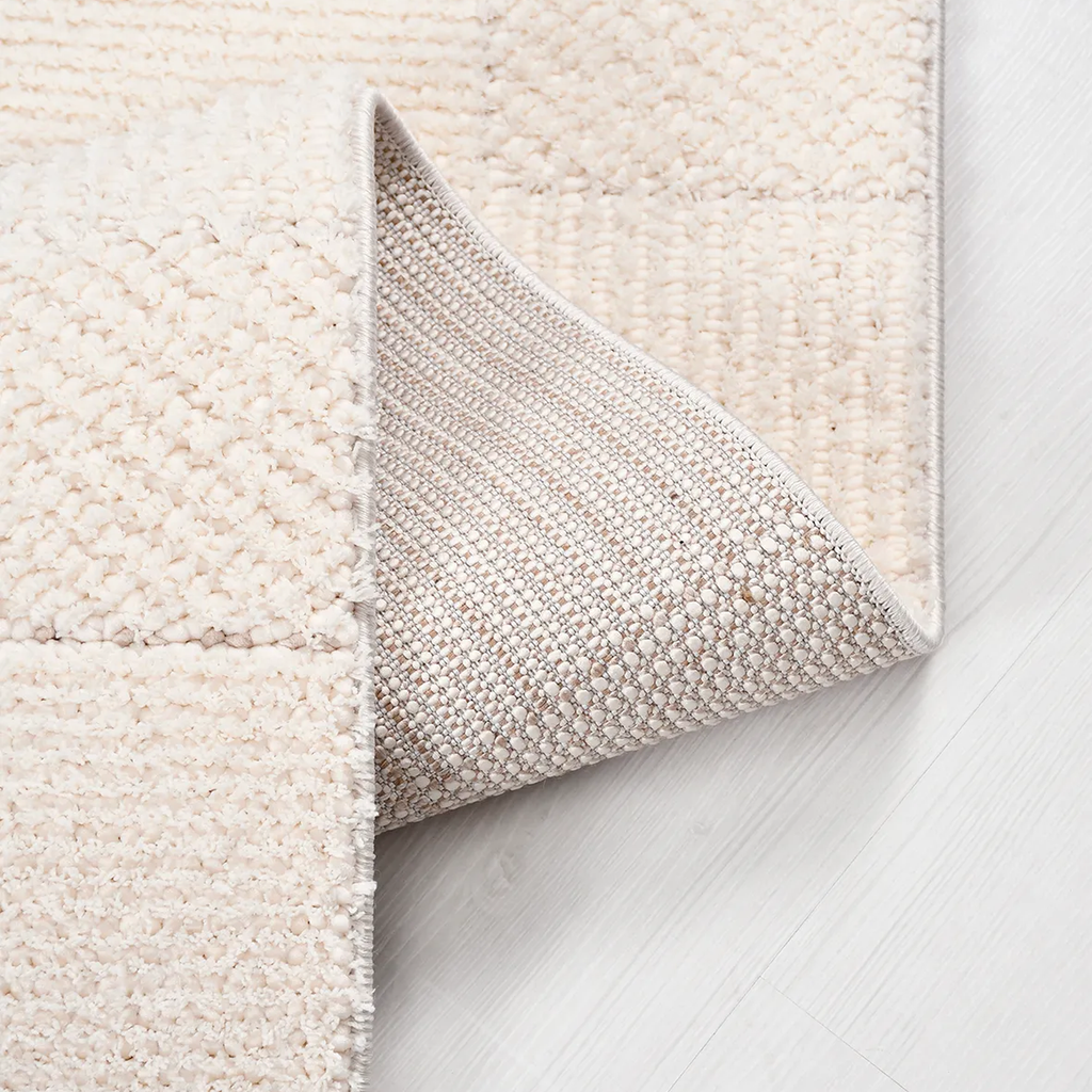 SHARED | Mistral Cream Geometric Modern Machine Woven Ivory Living Ro photo 2