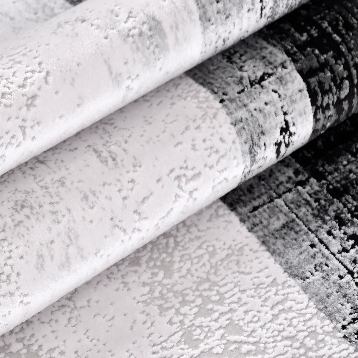 SHARED | Spinney Cream Black Grey Abstract Modern Machine Woven Livin photo 3
