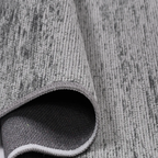 SHARED | Mimosa Charcoal Grey Solid Modern Machine Woven Living Room  photo 3