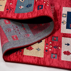 SHARED | Antalya Red Navy Persian Style Traditional Machine Woven Liv photo 3
