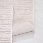 SHARED | Vesper Cream Abstract Machine Woven Transitional Modern Livi photo 2