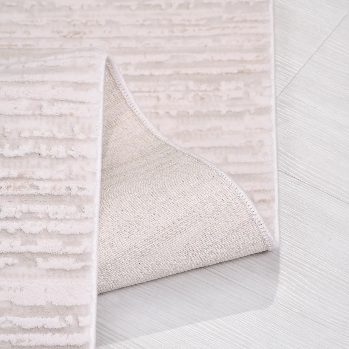 SHARED | Vesper Cream Abstract Machine Woven Transitional Modern Livi photo 2