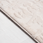 SHARED | Phaselis Cream Beige Abstract Modern Machine Woven Living Ro photo 3