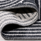 SHARED | Elder Charcoal Grey Ivory Geometric Mid-Century Modern Machi photo 3