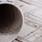 SHARED | Sandbar Cream Beige Abstract Modern Machine Woven Living Roo photo 3