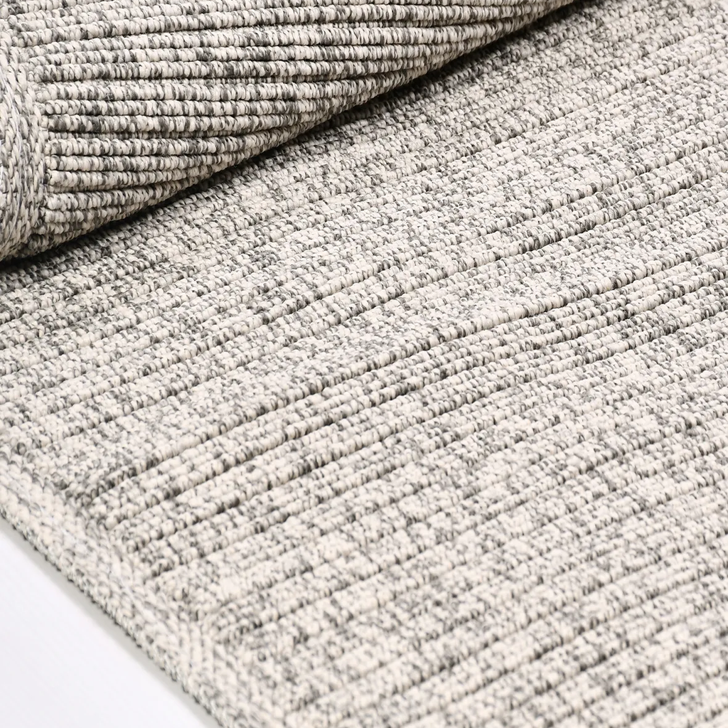 SHARED | Alum Greige Solid Scandinavian Machine Woven Taupe Ivory Liv photo 3