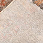 SHARED | Valerian Terracotta Cream Abstract Modern Machine Woven Livi photo 3