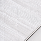 SHARED | Samphire Cream Modern Geometric Diamond Lattice Machine Wove photo 3