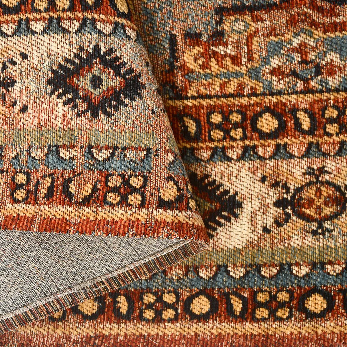 SHARED | Borealis Persian Style Traditional Machine Woven Terracotta  photo 3