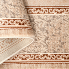 SHARED | Armory Traditional Damask Scrollwork Cream Beige Rust Machin photo 3