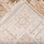 SHARED | Vetch Distressed Persian Style Traditional Machine Woven Cre photo 3