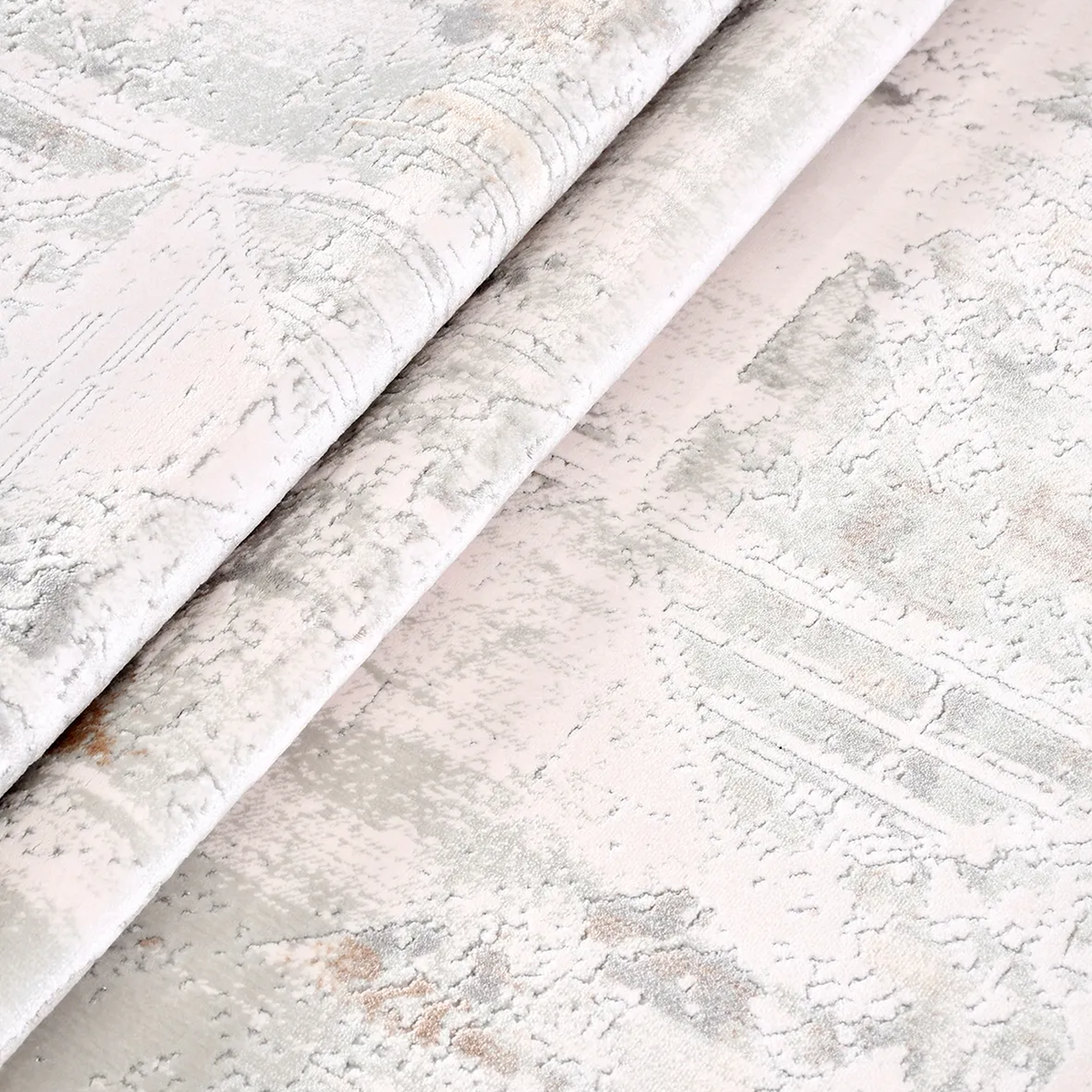 SHARED | Filbert Cream Grey Abstract Modern Machine Woven Living Room photo 3