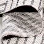 SHARED | Nacre Cream Grey Geometric Modern Machine Woven Living Room  photo 3