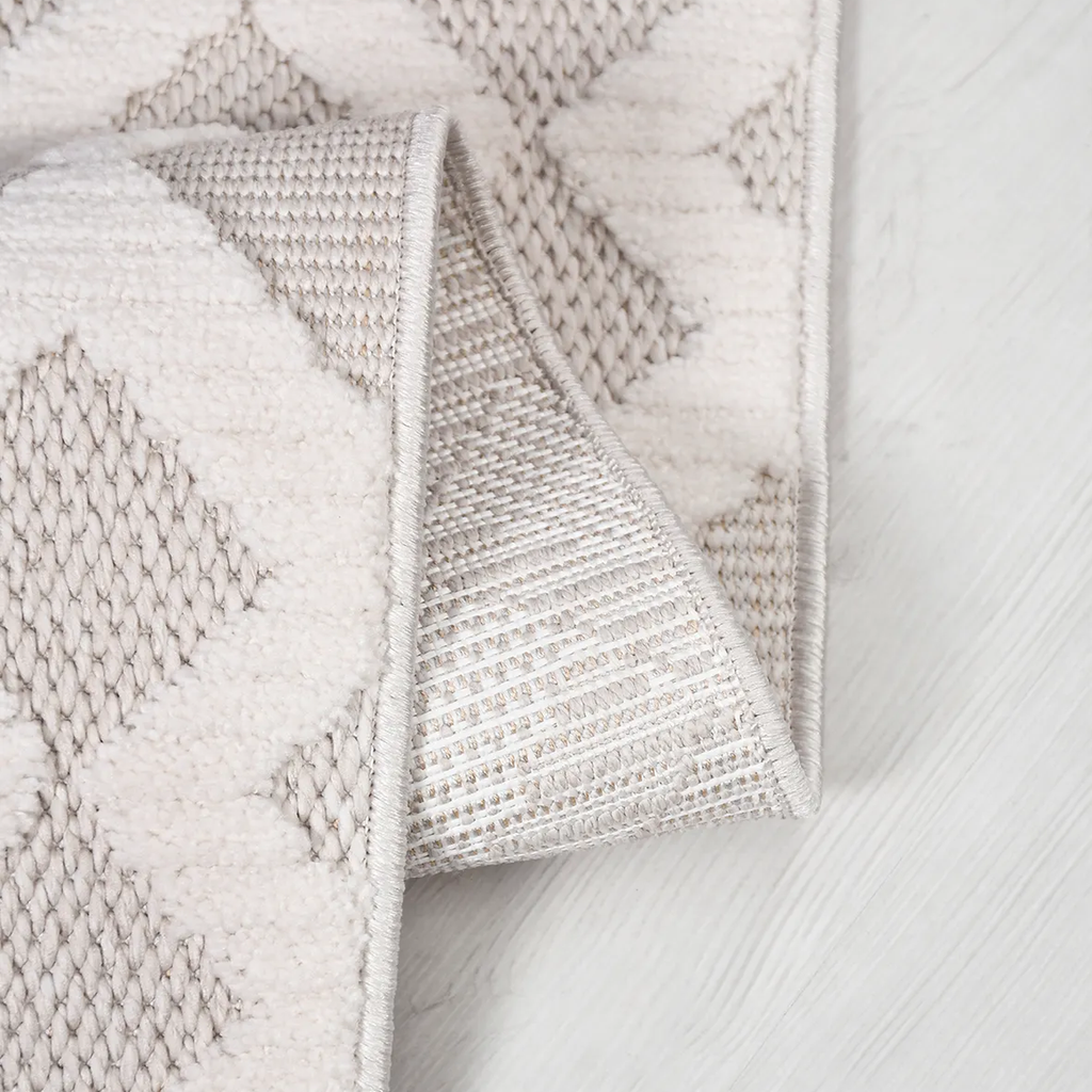 SHARED | Loggia Ivory Cream Geometric Diamond Transitional Modern Mac photo 2