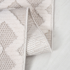 SHARED | Loggia Ivory Cream Geometric Diamond Transitional Modern Mac photo 2