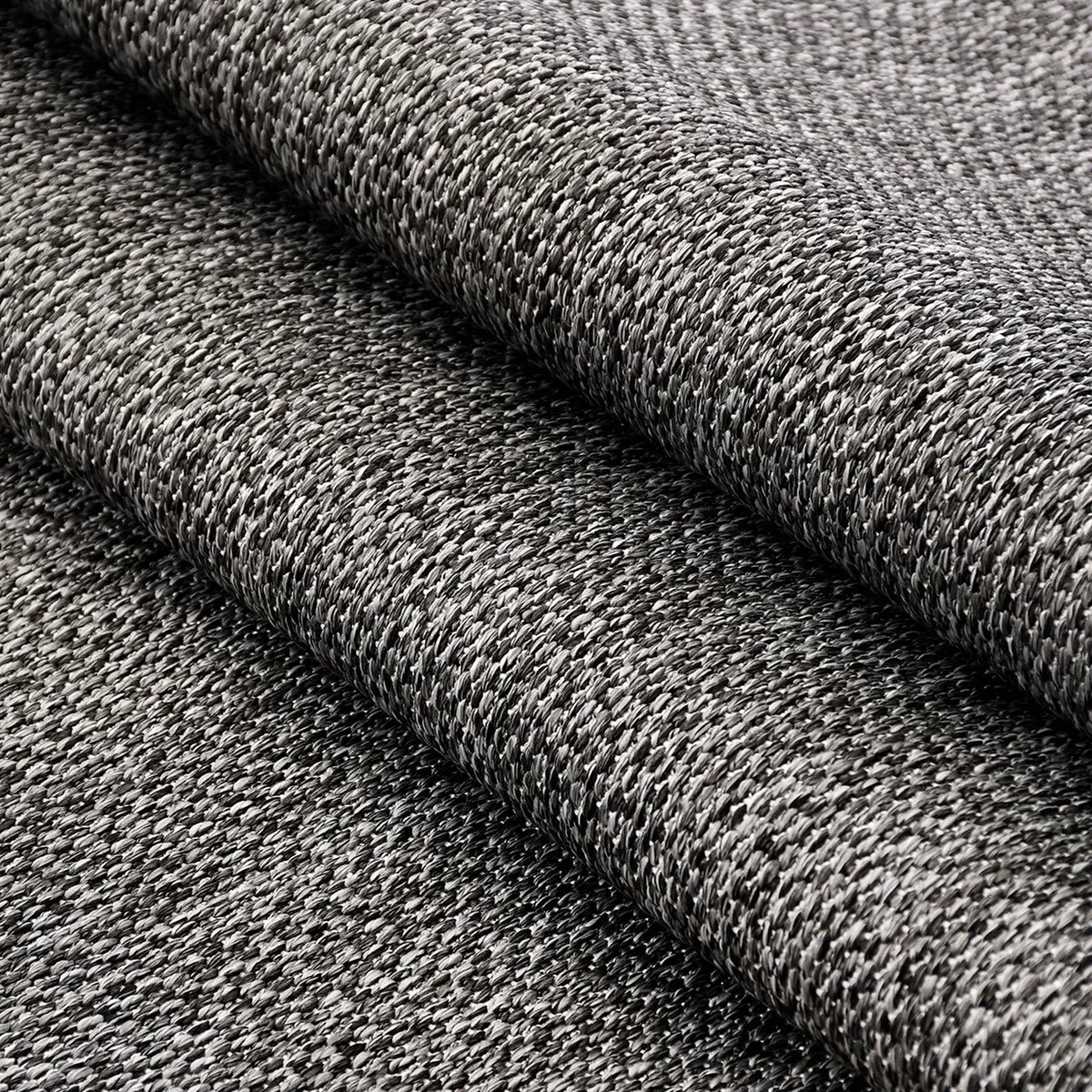 SHARED | Cinquefoil Charcoal Grey Solid Modern Machine Woven Living R photo 3