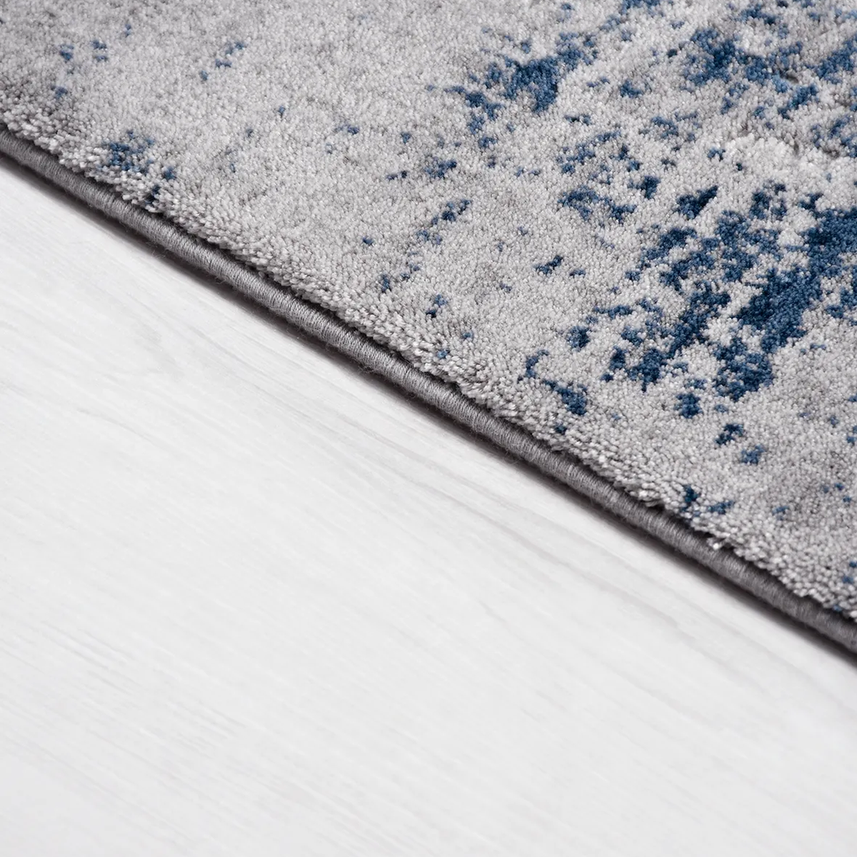 SHARED | Outcrop Navy Cream Abstract Modern Machine Woven Living Room photo 3