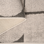 SHARED | Campanile Cream Grey Scandinavian Geometric Machine Woven Li photo 3