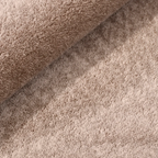 SHARED | Spire Beige Solid Shaggy Faux Sheepskin Scandinavian Machine photo 2