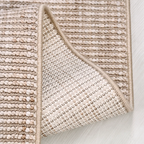 SHARED | Chert Beige Solid Modern Machine Woven Neutral Living Room B photo 3